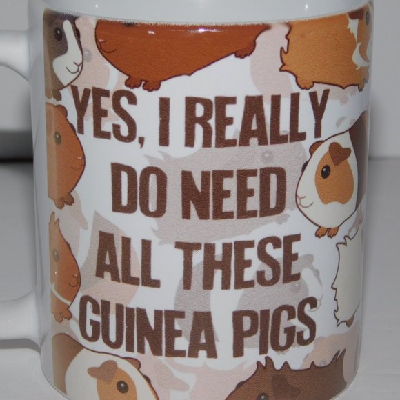 Yes I Really do Need all These Guinea Pigs Coffee Mug - Picture 2 of 7